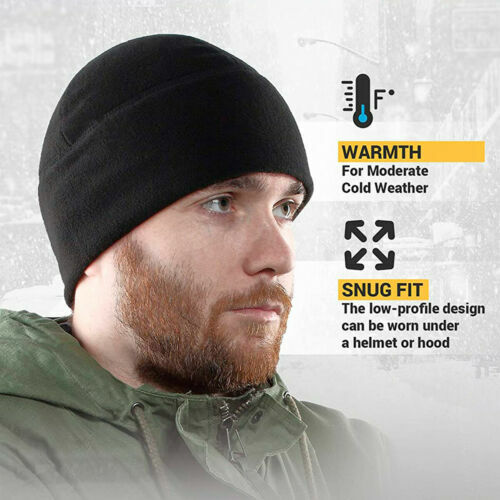 Fleece Watch Cap - Herren Army Military Tactical Beanie Mütze Winter Warm Skull Cap - Bild 2 von 15