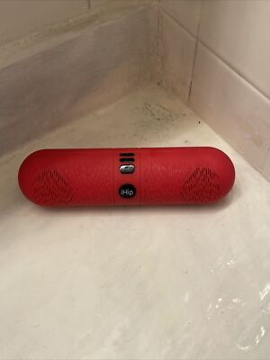 iHip Red Bluetooth Wireless Jambar Speaker Very Good..(B3)
