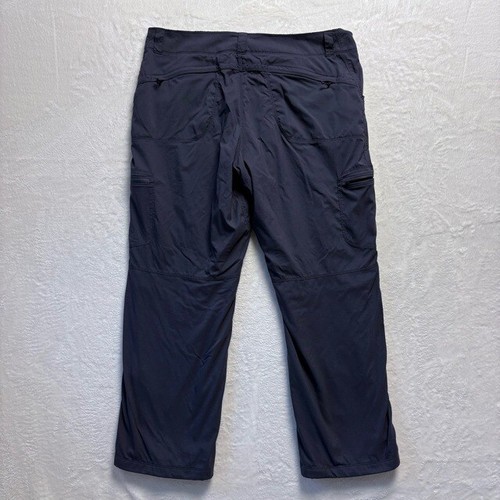 L.L.Bean Cresta Cargo Hiking Pants Women's 18 Gray Quick Dry Fleece Lined - Picture 12 of 13