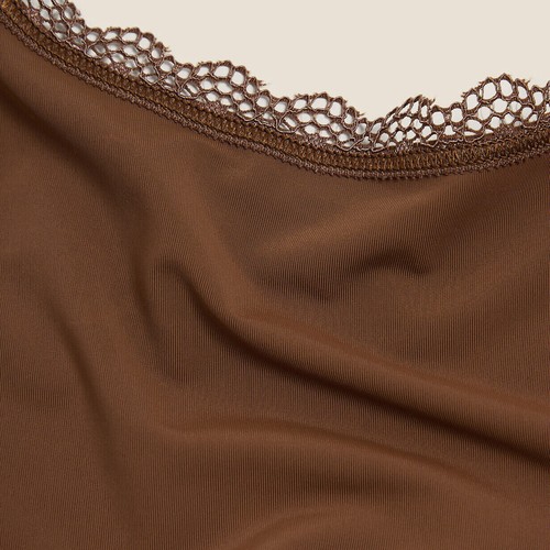 Famous Make Cool Comfort Lace Trim Full Slip - Picture 24 of 28