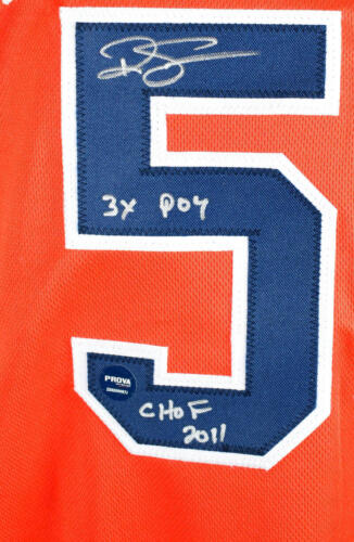 Ralph Sampson Signed Orange College Style Basketball Jersey w/2 insc.- Prova - Picture 2 of 10