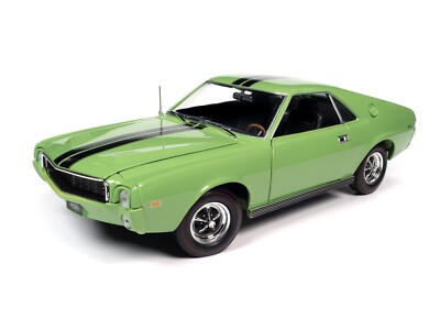 オートワールド 1/18 1969 AMC AMX Auto World NEW '69 AMC AMX Hardtop (LIME GREEN) 1:18 Scale