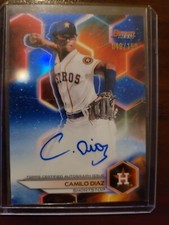 2023 Bowmans Best Camilo Diaz Prospect On Card BLUE AUTOGRAPH # 049/150 Astros