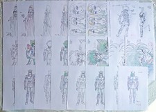 Saint Seiya Set 84 Settei Film TENKAI-HEN JOSO Shingo Araki