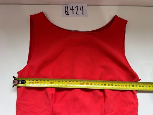 PRADA Sleeveless Knee Length Sheath Dress Red Size 40 - Picture 6 of 13