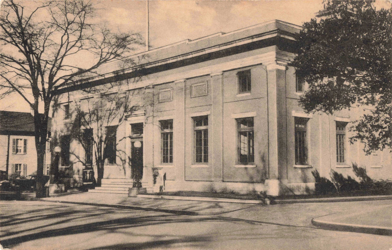 Postcard RPPC Post Office Abbeville South Carolina SC posted 1949 Real Photo eBay