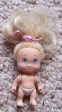 Tyco Quints Replacement #5 Baby Girl Doll Blonde Hair Blue Eyes Vintage