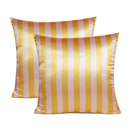 Oussum Satin Cushion Cover Pillow Covers Sateen Pillowcase for Home Sofa Decor - Picture 18 of 21