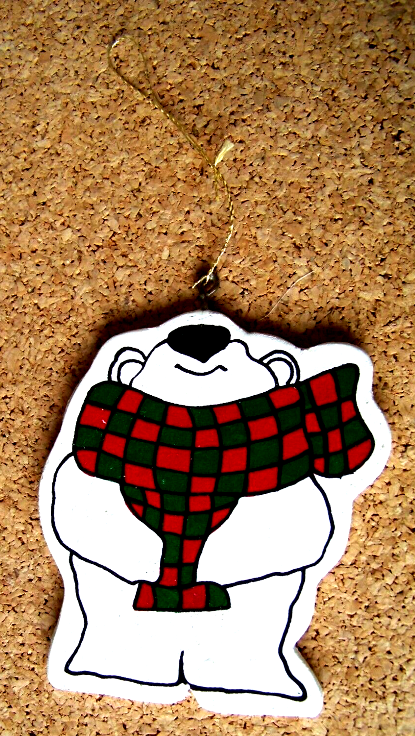 Polar Bear winter ornament decor Christmas Xmas 5.8