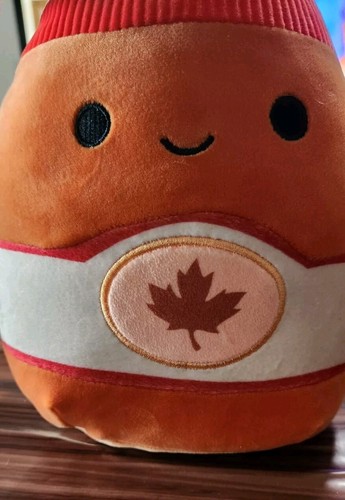 Squishmallow Jeremiah Canadian Maple Syrup Bottle 8” Plush New with Tags 2023 - Picture 2 of 10