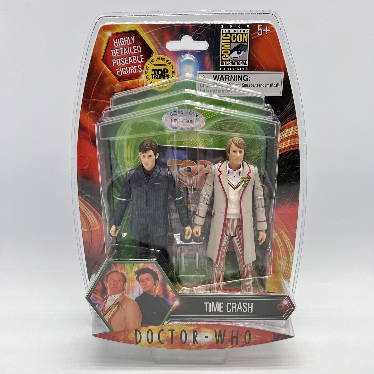 Doctor Who The Fifth & Tenth Dr Time Crash Action Figure 2 Pack