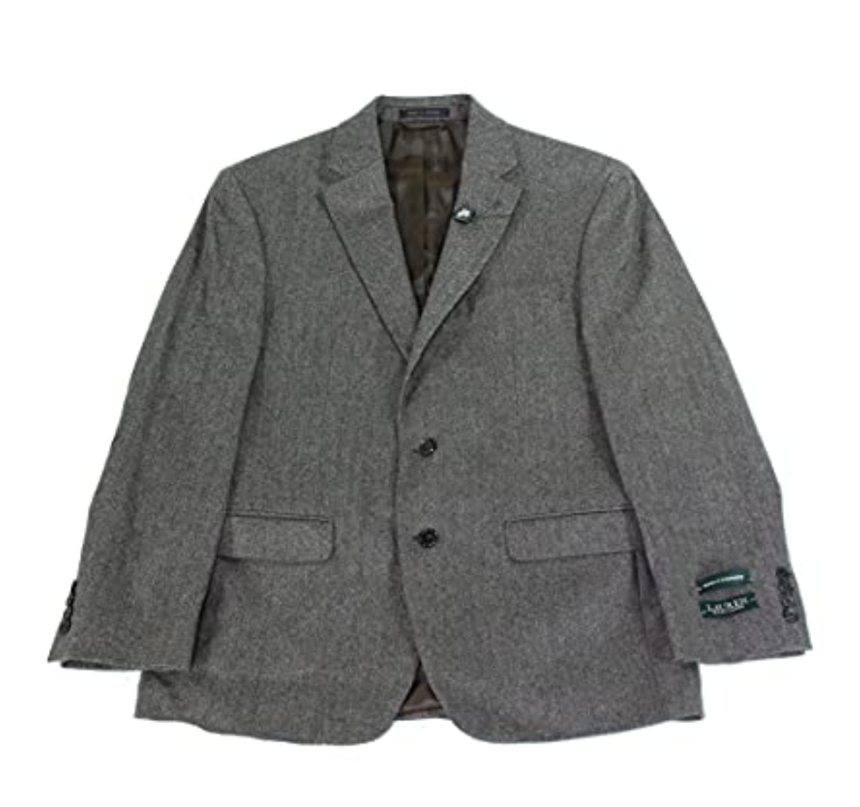 НОВОЕ спортивное пальто в елочку из кашемировой смеси Lauren Ralph Lauren от W TAGS, размер 48