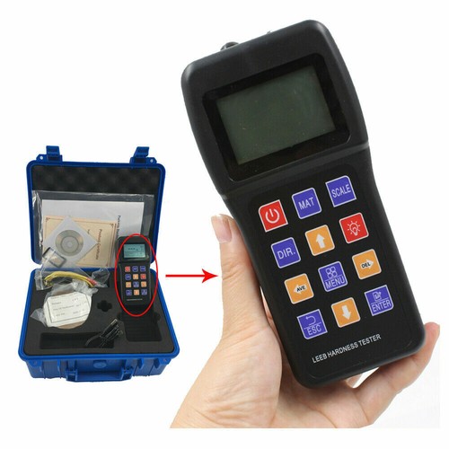 Leeb Hardness Tester Rebound Durometer Metal Steel Hardness Measuring - Foto 7 di 12