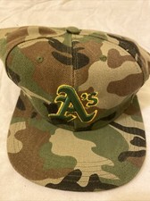 Oakland A's Athletics Green Cap Armed Forced
