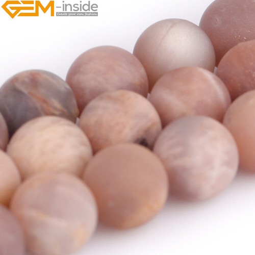 Natural Matte Aquamarine Mookaite Round Loose Spacer Jewellery Making Beads 15" - Picture 56 of 534
