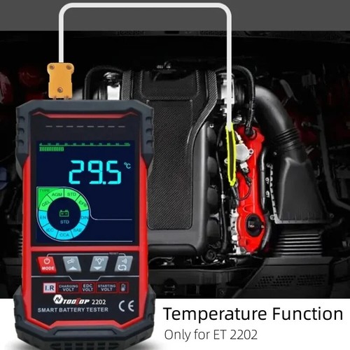 TOOLTOP 12V 24V Autobatterie Tester Innenwiderstand Last Entladestrom T - Bild 4 von 6