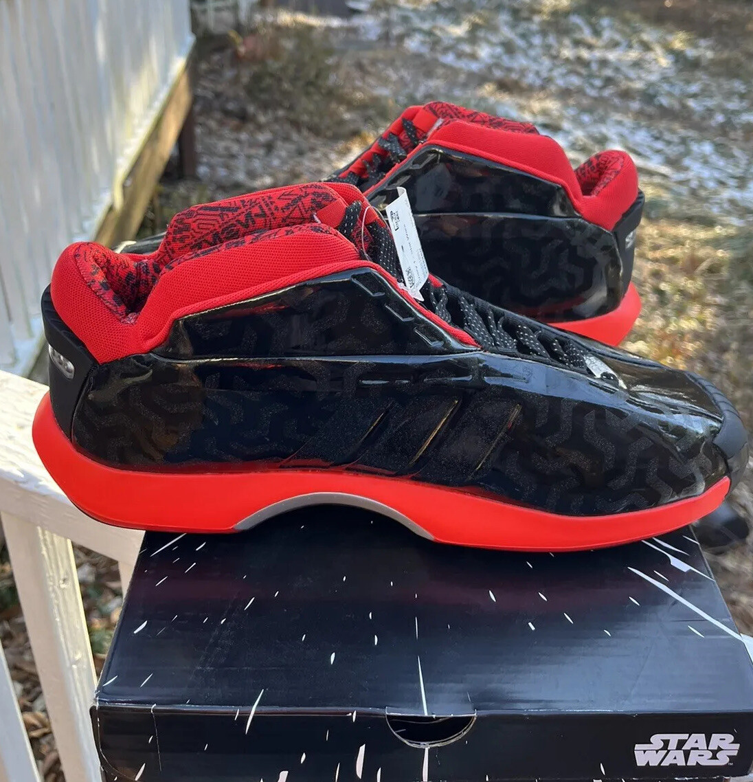 Star Wars Adidas Crazy 1 Darth Vader Size Men 11.5 Kobe