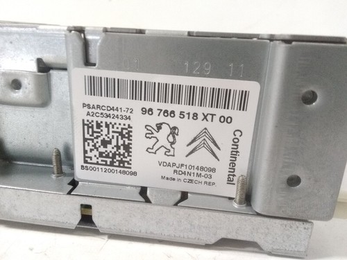96766518XT sistema audio radio cd para CITROEN BERLINGO STATION WAGON 821346 - Imagen 2 de 17