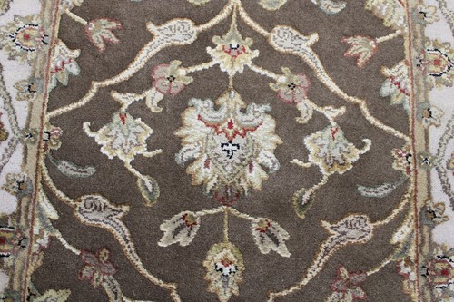 2'7" x 6'1" ft. Silk Flower Vegetable Dye Hand Knotted Authentic Runner Rug - Picture 5 of 9