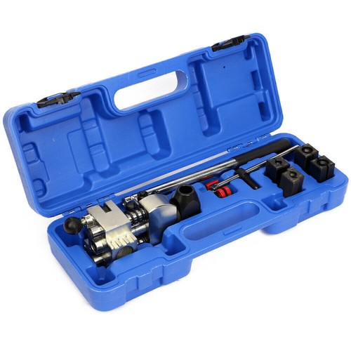 Single, Bubble, Double Flare Tool Brake Line Flaring Kit for Steel, Copper Tube - Picture 10 of 10