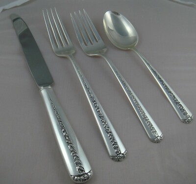 TOWLE RAMBLER ROSE STERLING SILVER DINNER FORK EXCELLENT CONDITION S