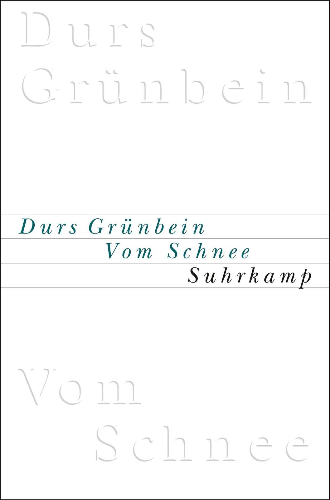 Thumbnail - Vom Schnee Oder Descartes In Deutschland | Buch | 9783518414552