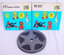 2x Euro Film 36 SUPER 8 LOONY TUNES DAFFY DUCK TWEETY TV COMIC Movie Color MB 74