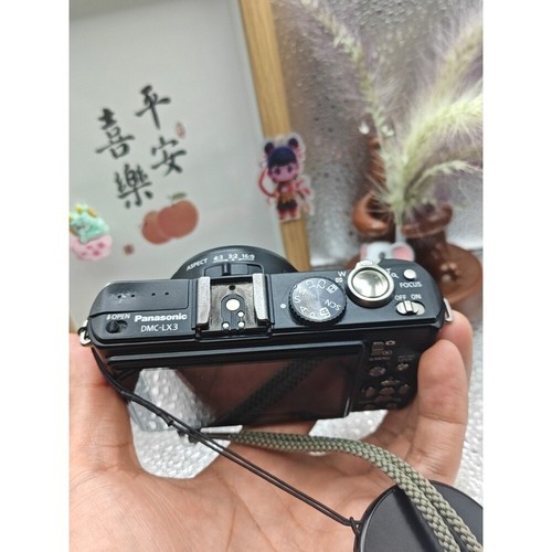Panasonic LUMIX DMC-LX3 Digital Camera Sharpness Control Viewfinder AE/FE Lock - Picture 5 of 5