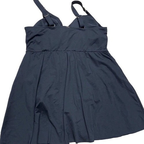 Anne Cole NWT Plus Color Surplus Swim Dress Size 18W Black swimwear swimsuit - Picture 5 of 13