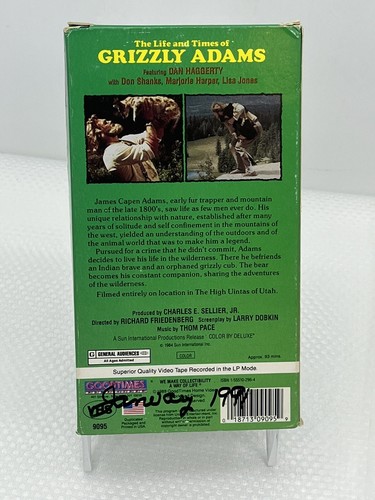 The Life And Times Of Grizzly Adams (VHS, 1989) - Picture 2 of 3