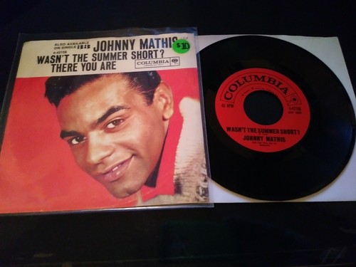 Nice lot 5 different Original Pressing 45 RPM 7" Records by Johnny Mathis Vocals - Picture 2 of 5