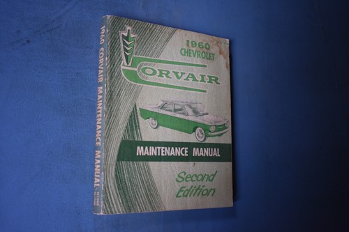 1960 Chevrolet Corvair Service Shop Repair Maintenance Manual 2nd Edition - Picture 2 of 11