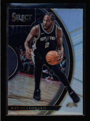 KAWHI LEONARD 2017/18 PANINI SELECT #36 CONCOURSE HOLO SILVER