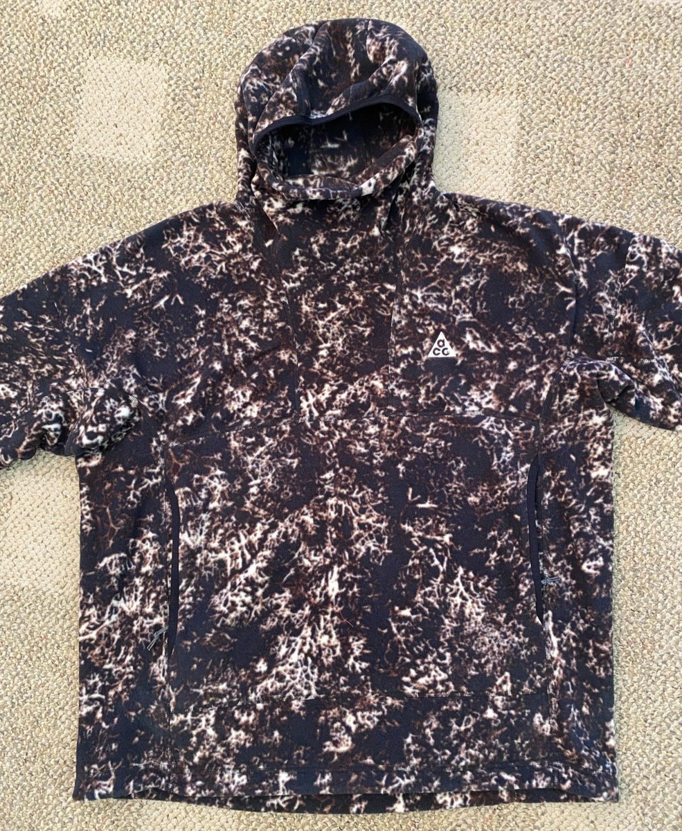 Nike ACG Hoodie Sweatshirt Polartec Fleece Top Wolf Tree DV9102