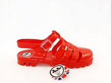 Ladies fisherman jelly flat strap retro summer sandals beach women - JUJU Maxi