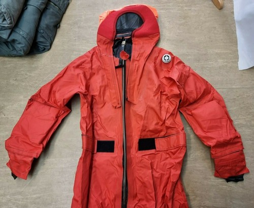 NEU Original RAF Ausgabe Beaufort orange Immersion Coverall Anzug MK1 Größe Large UK - Bild 6 von 9