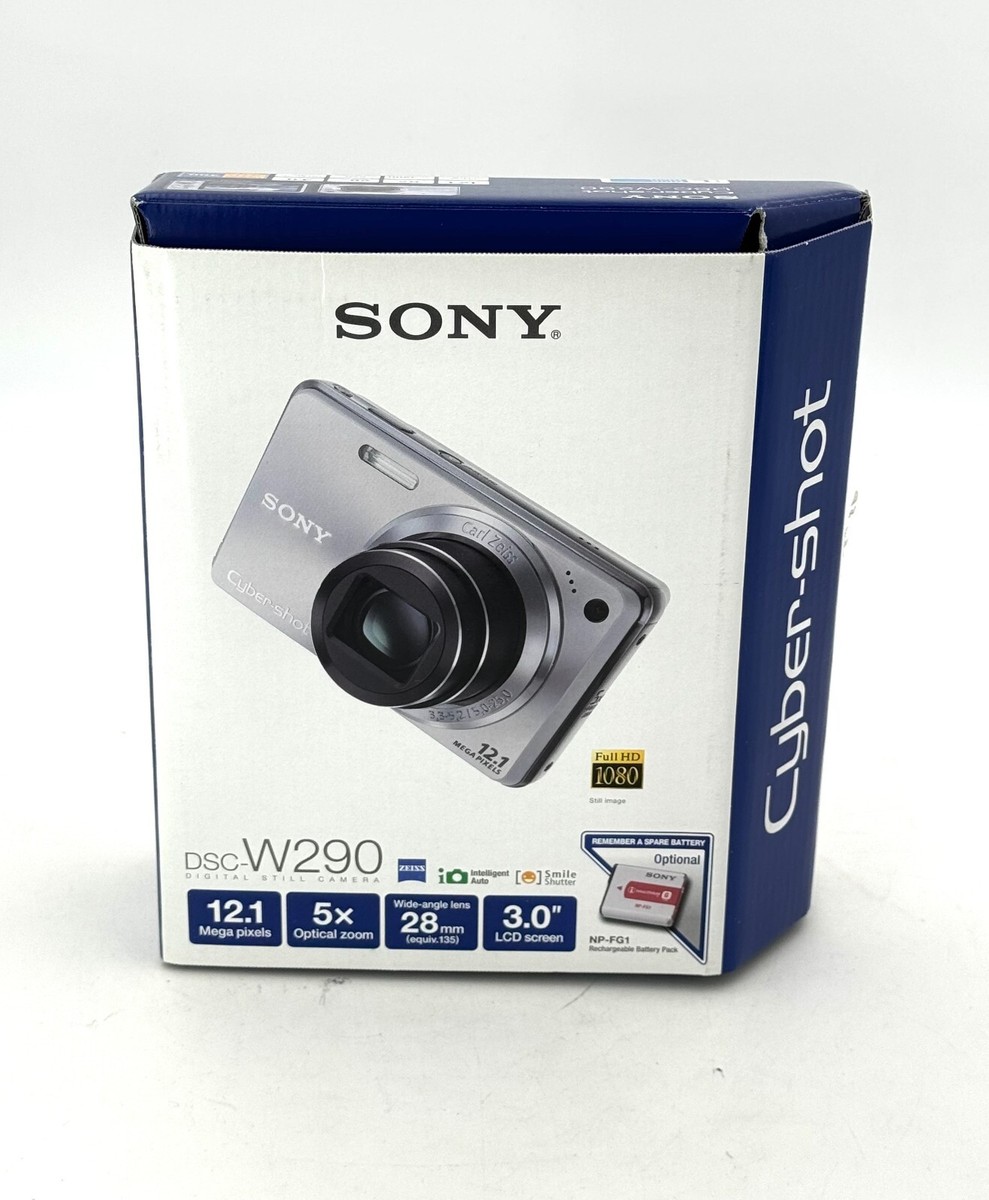 Sony Cyber-shot DSC-W290 12.1MP Digital Camera - Blue for