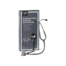 Elite Pediatric Stainless Steel Stethoscope, Gray, Each