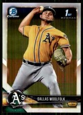 2018 Bowman Chrome Draft Dallas Woolfolk #BDC127