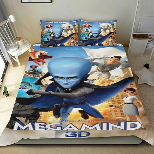 3-teiliges Bettwäsche-Sets für Megamind Bettbezug-Sets Ganzjahres für Kinder - Bild 2 von 6