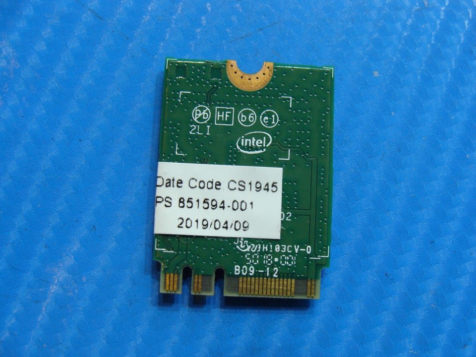 Carte Wi-Fi Intel 8265NGW Pour HP EliteBook 830 G5 - Occasion, Réf. 851594-001, Garantie 6 Mois