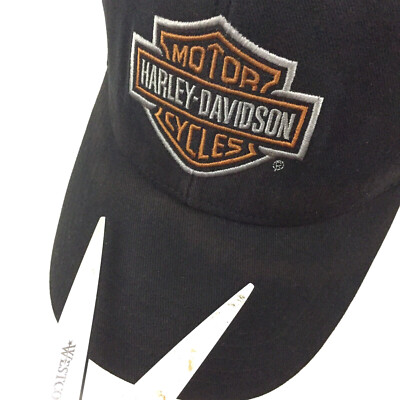 Harley Davidson Hat Bar Shield Motorcycles Spell Out Logo Baseball