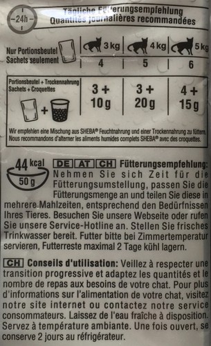 Sheba Fresh Cuisine Taste of Paris mit Rind (6x 50g) 300 g Packung 6er Pack - Bild 2 von 4