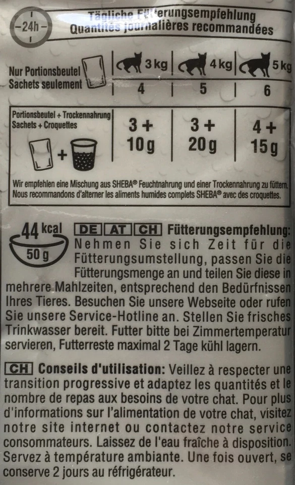 Sheba Fresh Cuisine Taste of Paris mit Rind (6x 50g) 300 g Packung 6er Pack - Bild 2 von 4