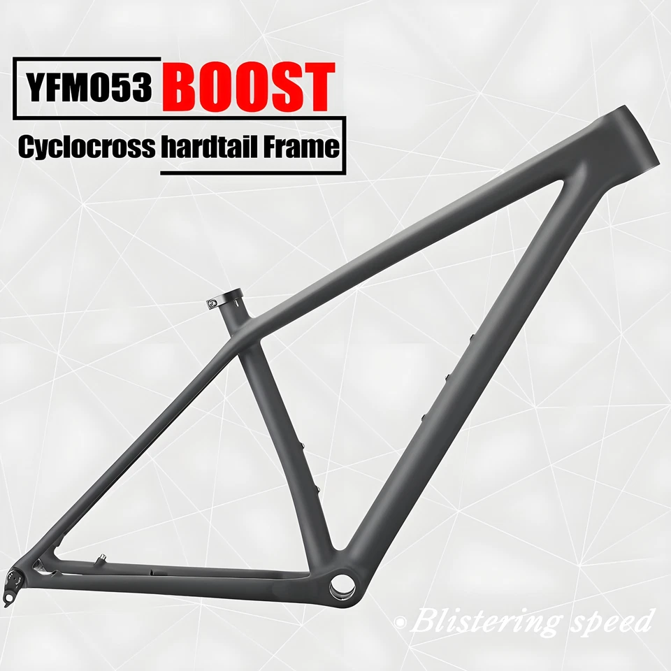 Airwolf T1100 Carbon MTB Hardtail Frame 29er Boost XC 148x12mm 950g Bike - image 2 of 4