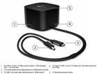 HP Thunderbolt Dock 280W G4 Docking Station - 4J0G4AA#ABA