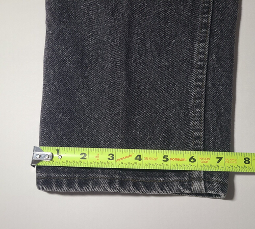 Vintage Levi's 550 Black Straight Fit Tapered Leg Men's Jeans Size 36 x 31 USA - Picture 6 of 7