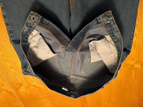 VINTAGE MADE IN USA LEVIS 550 RELAXED STRAIGHT DENIM BLUE JEANS 36 (38 X 30) EUC - Bild 5 von 12