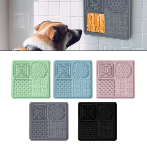 Silicone Slow Feeding Mat for Pets Non Slip Design with Suction Feature - Bild 6 von 28