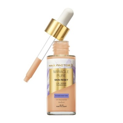 Max Factor Miracle Pure Serum Con Color 30 - 40 - Fair To Light 30ml